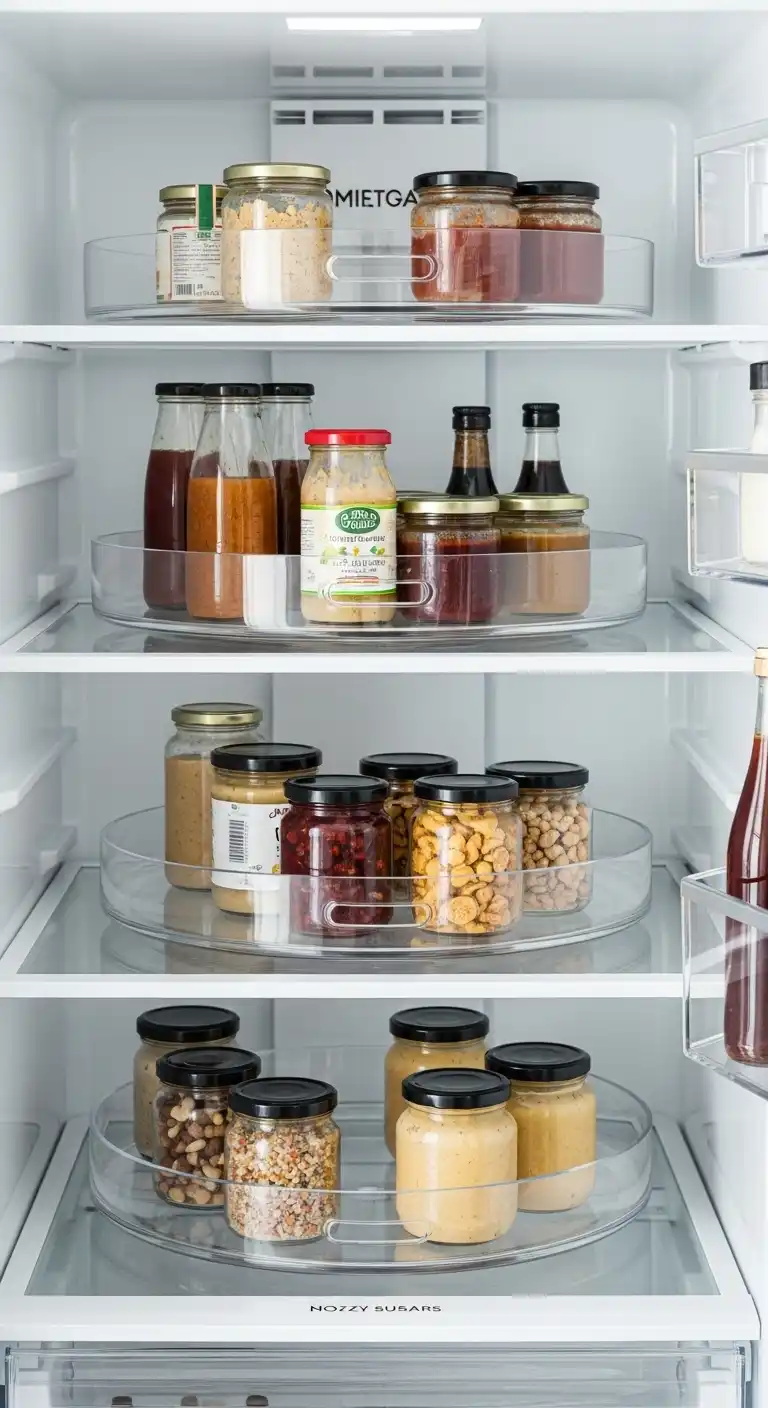 2. Lazy Susans for Easy Access