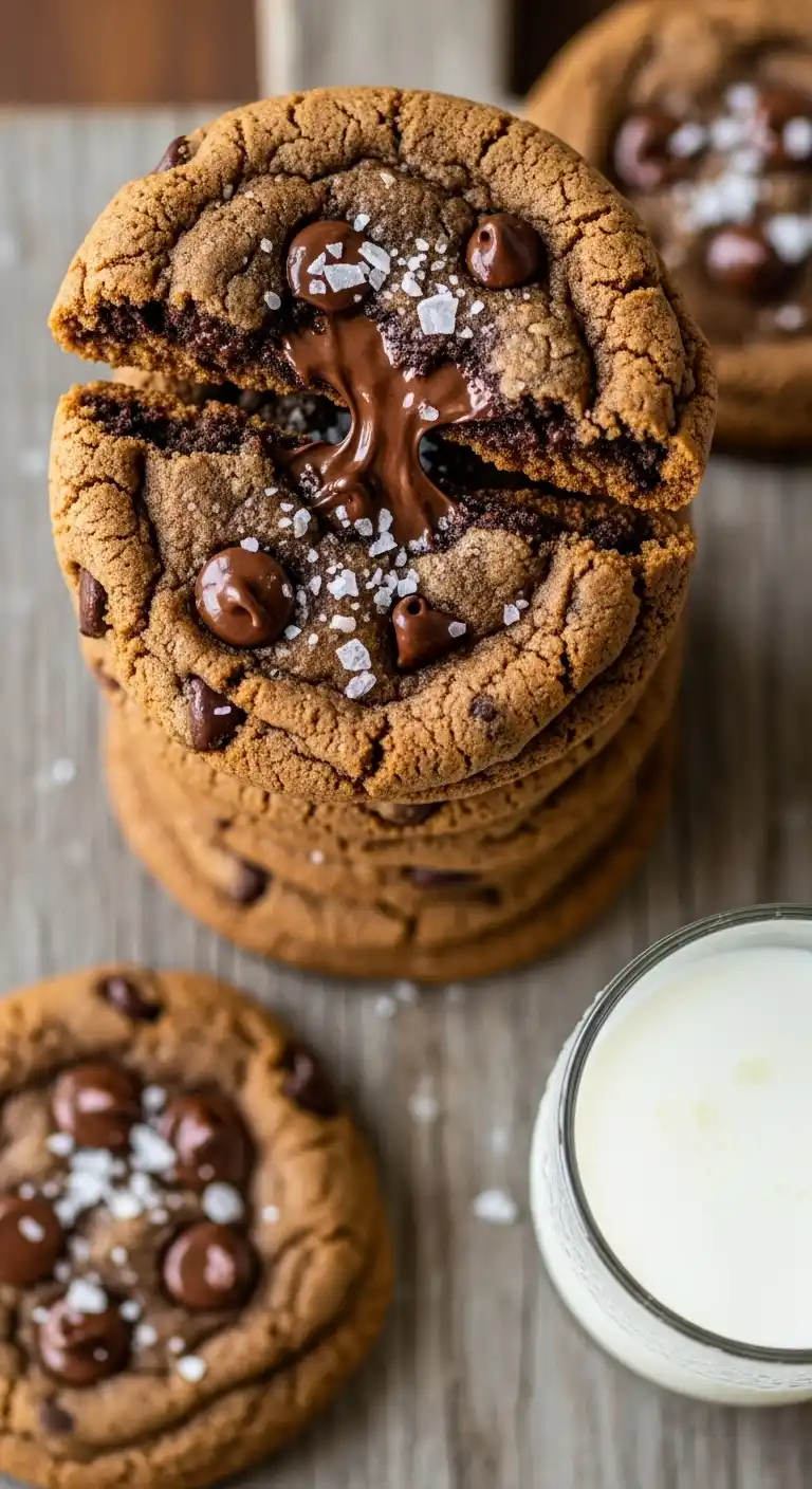 2. The Crowd-Pleaser Brown Butter Chocolate Chip Cookies with Sea Salt