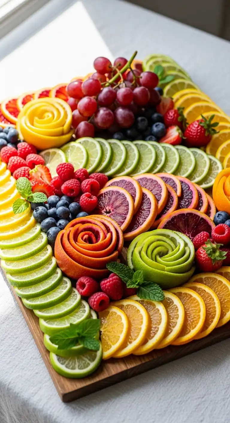 20. Fruit Tray with Citrus Slices