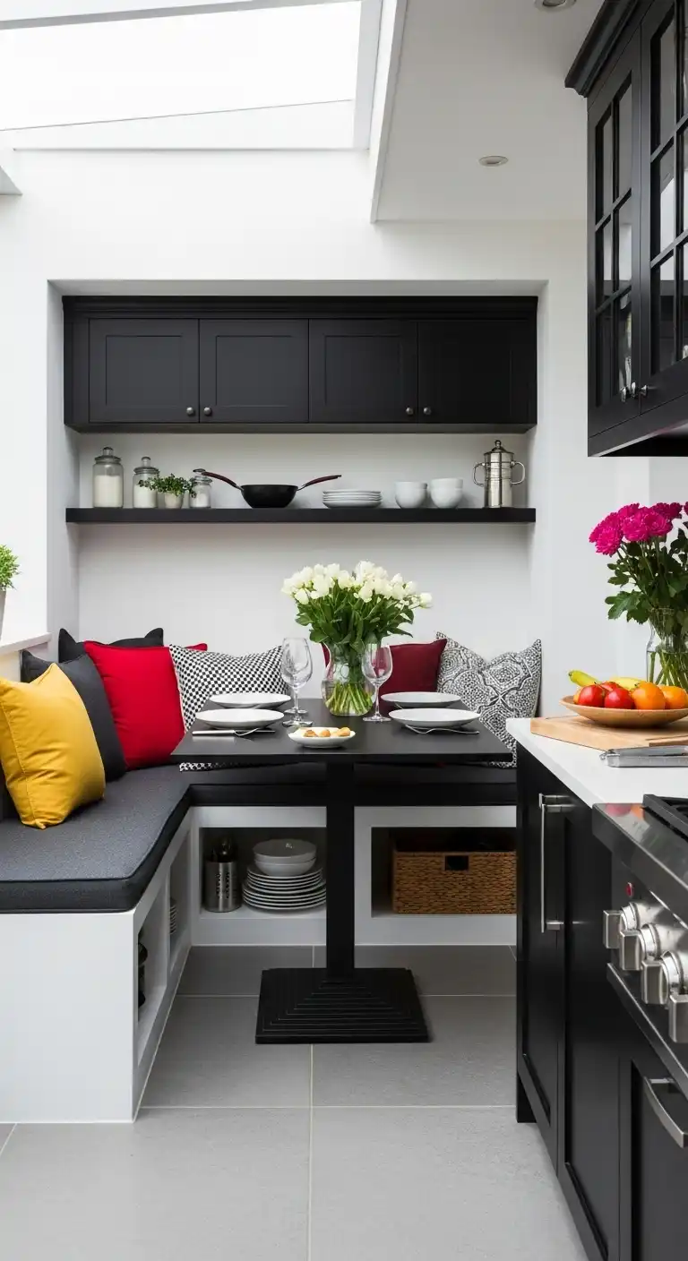 21. Built-In Seating Nook