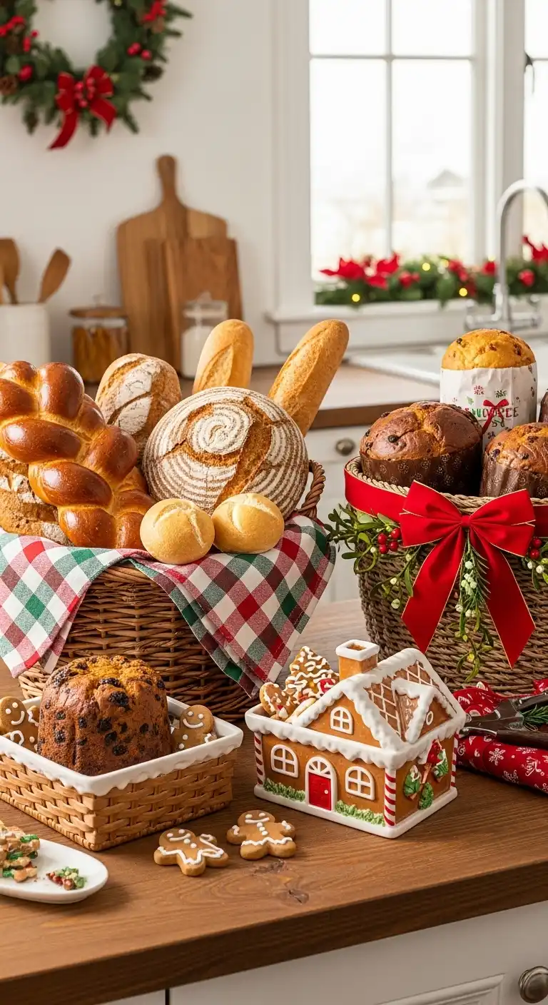 21. Holiday-Themed Bread Baskets