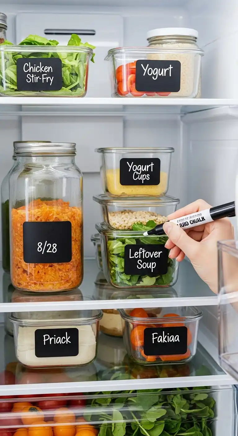 22. DIY Chalkboard Labels