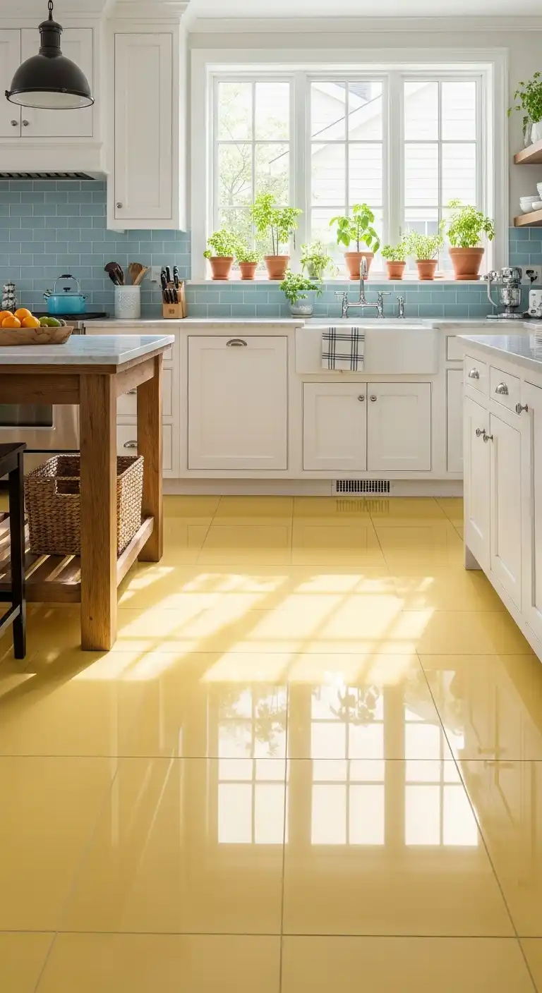 22. Light Yellow Floors