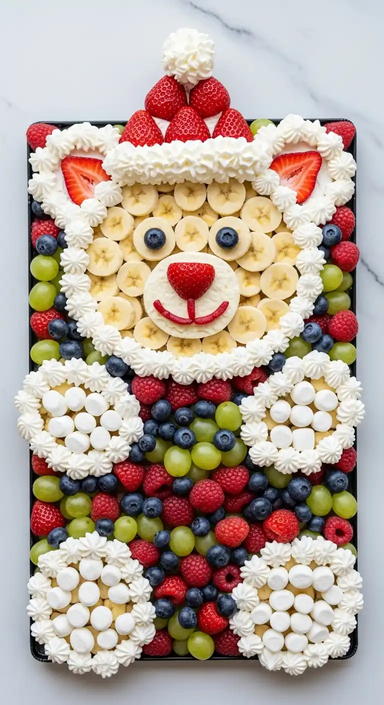 22. Polar Bear Themed Fruit Tray