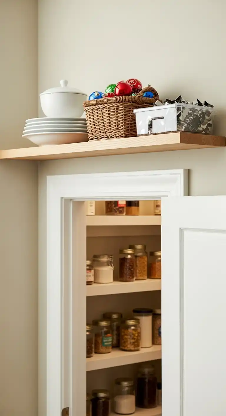 22. Utilize the Space Above the Door