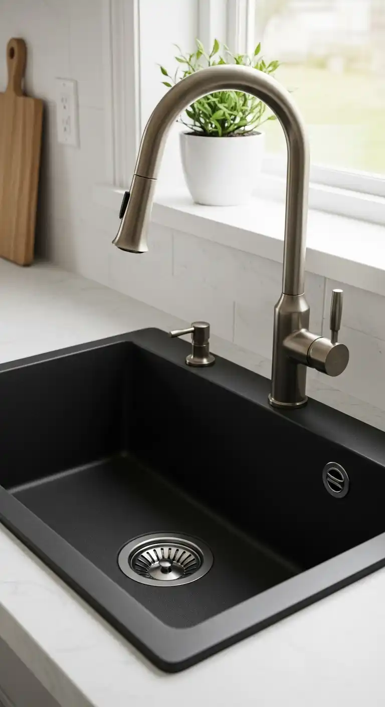23. Black Kitchen Sink