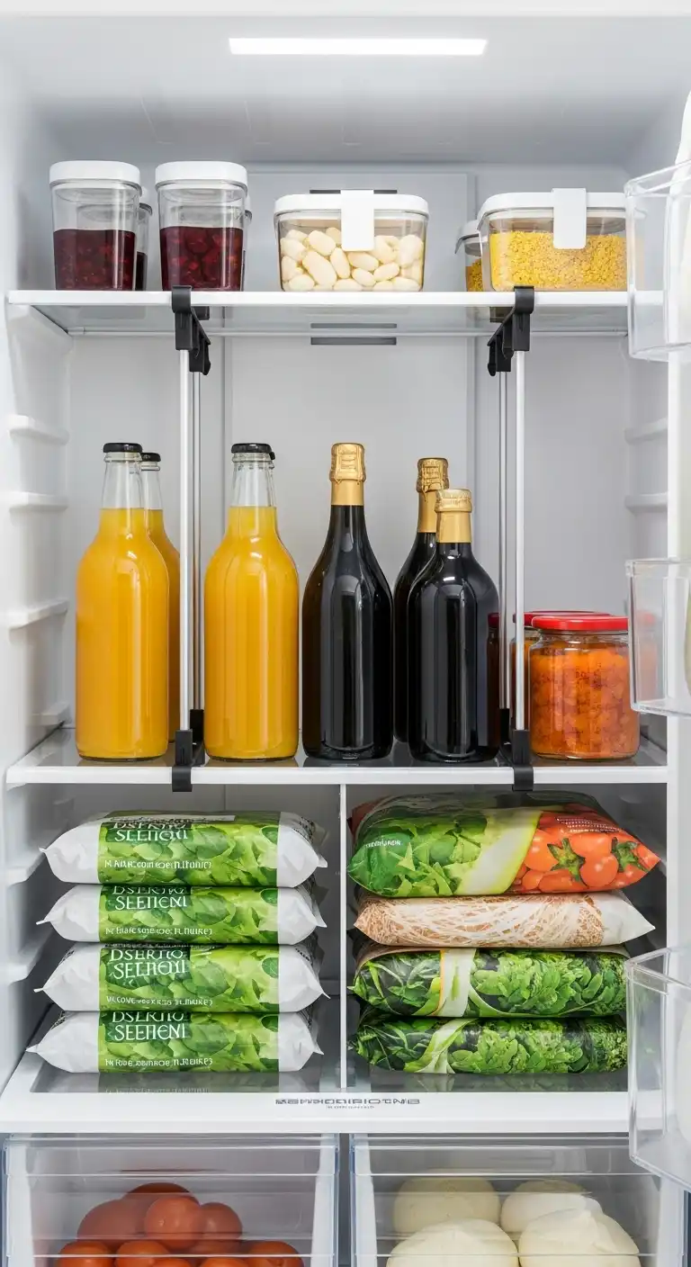 24. Tension Rods for Vertical Storage