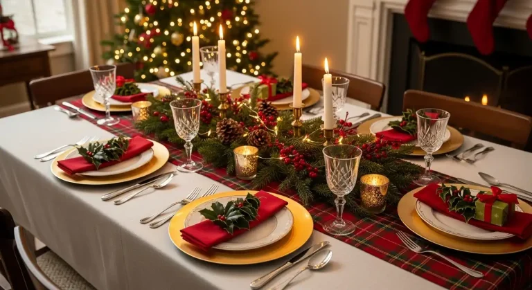 25 Christmas Table Setting Ideas