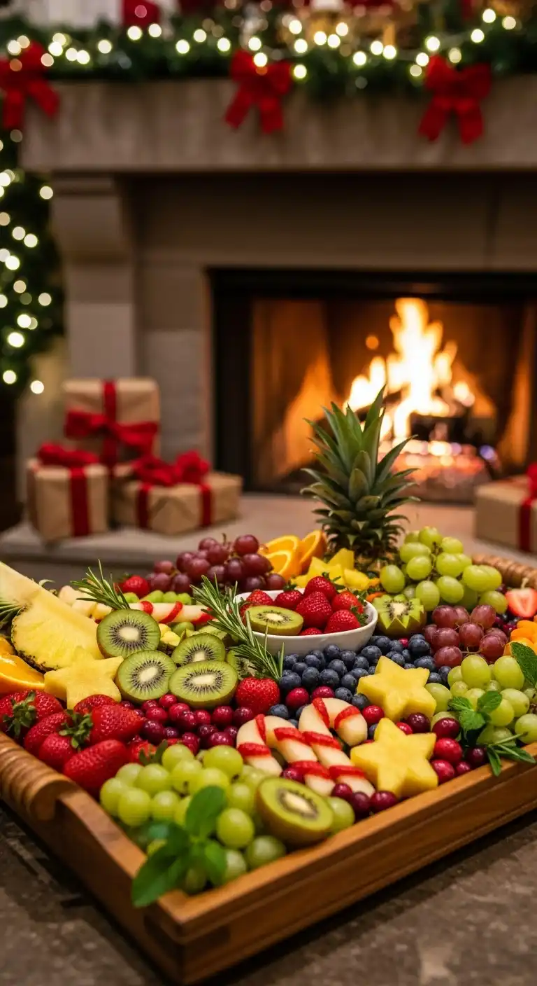 25. Fireplace Hearth Fruit Tray
