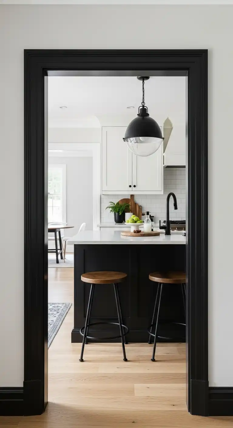 27. Black Door Frames and Trim