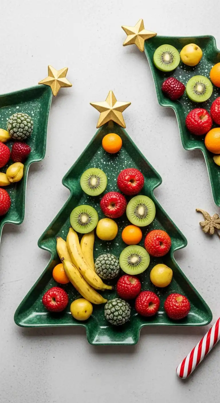 3. Christmas Tree Fruit Tray
