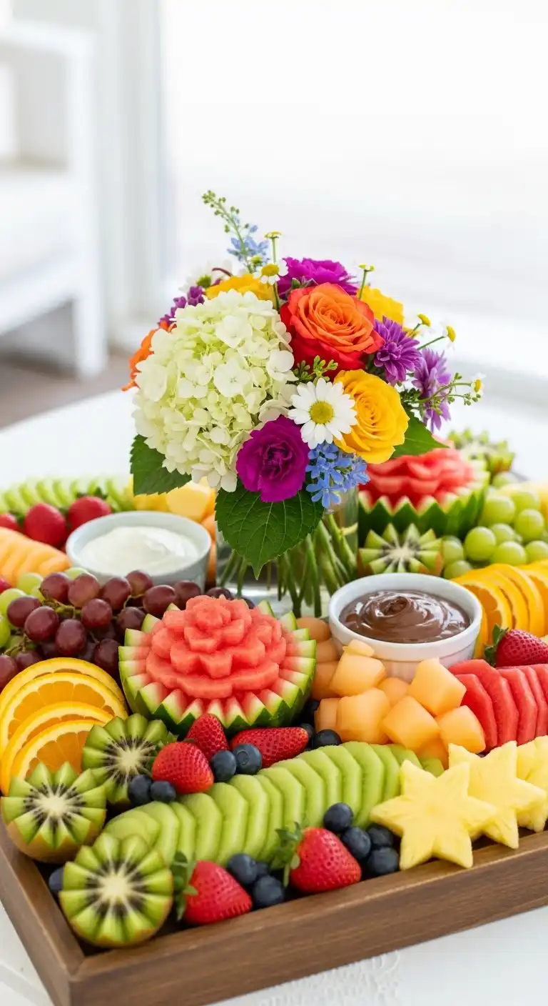 3. Fruit Tray with Centerpiece