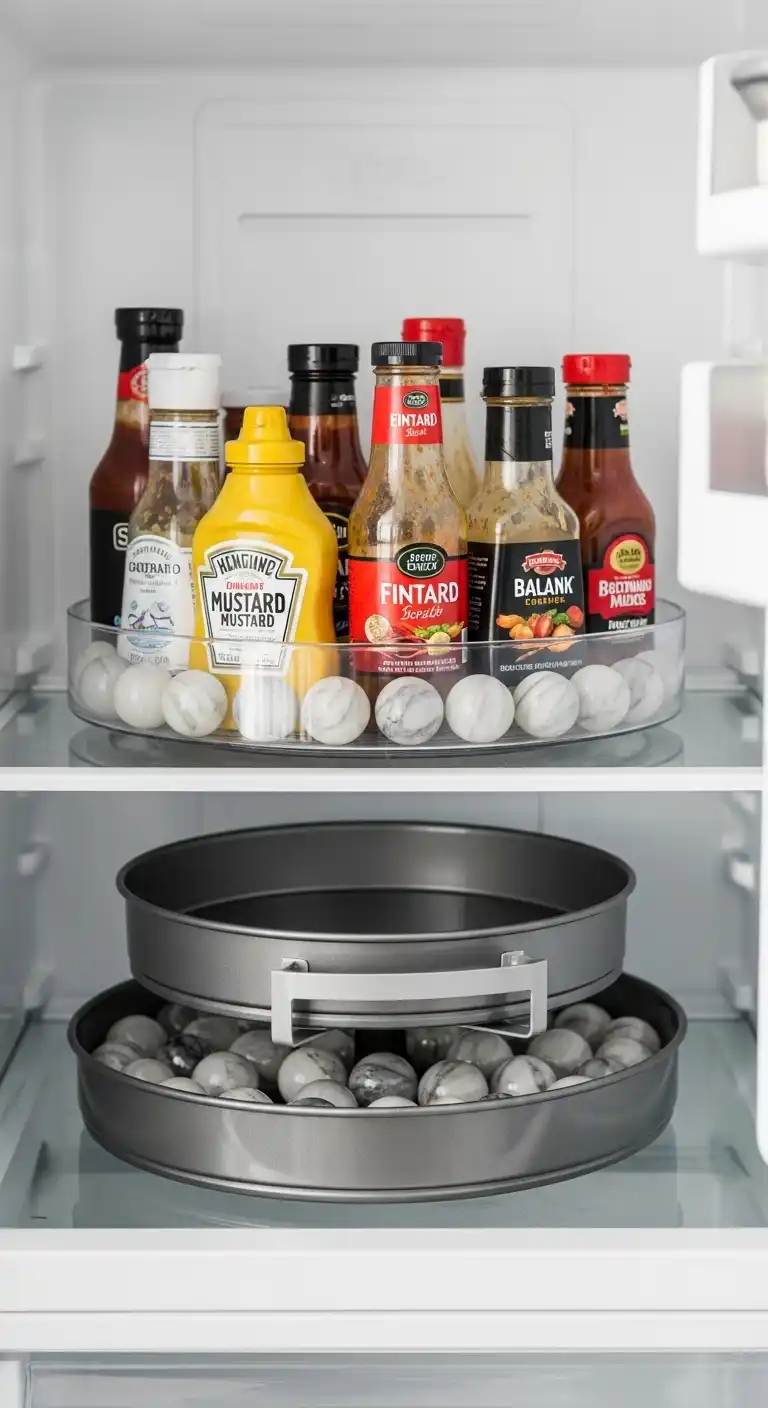 3. Lazy Susan for Condiments
