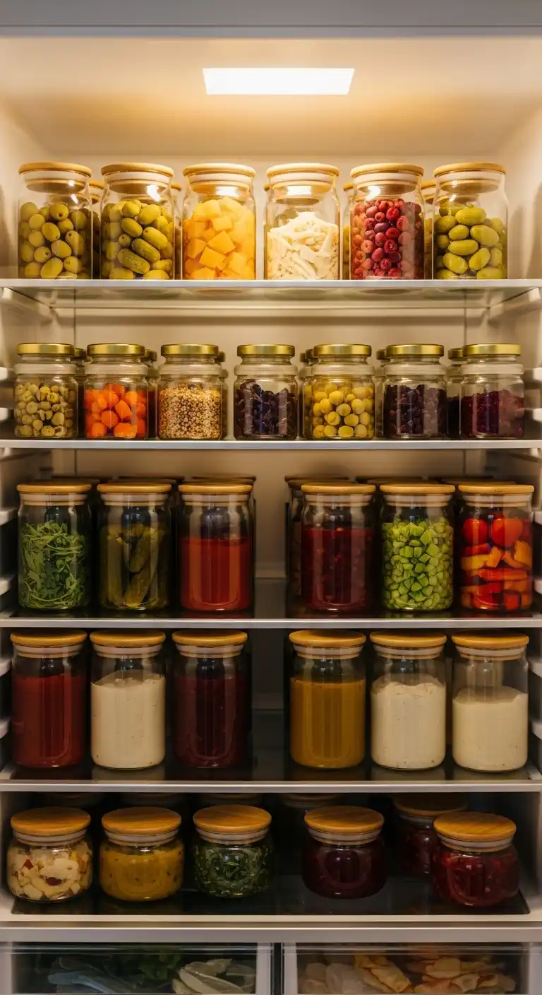 3. Matching Glass Jars