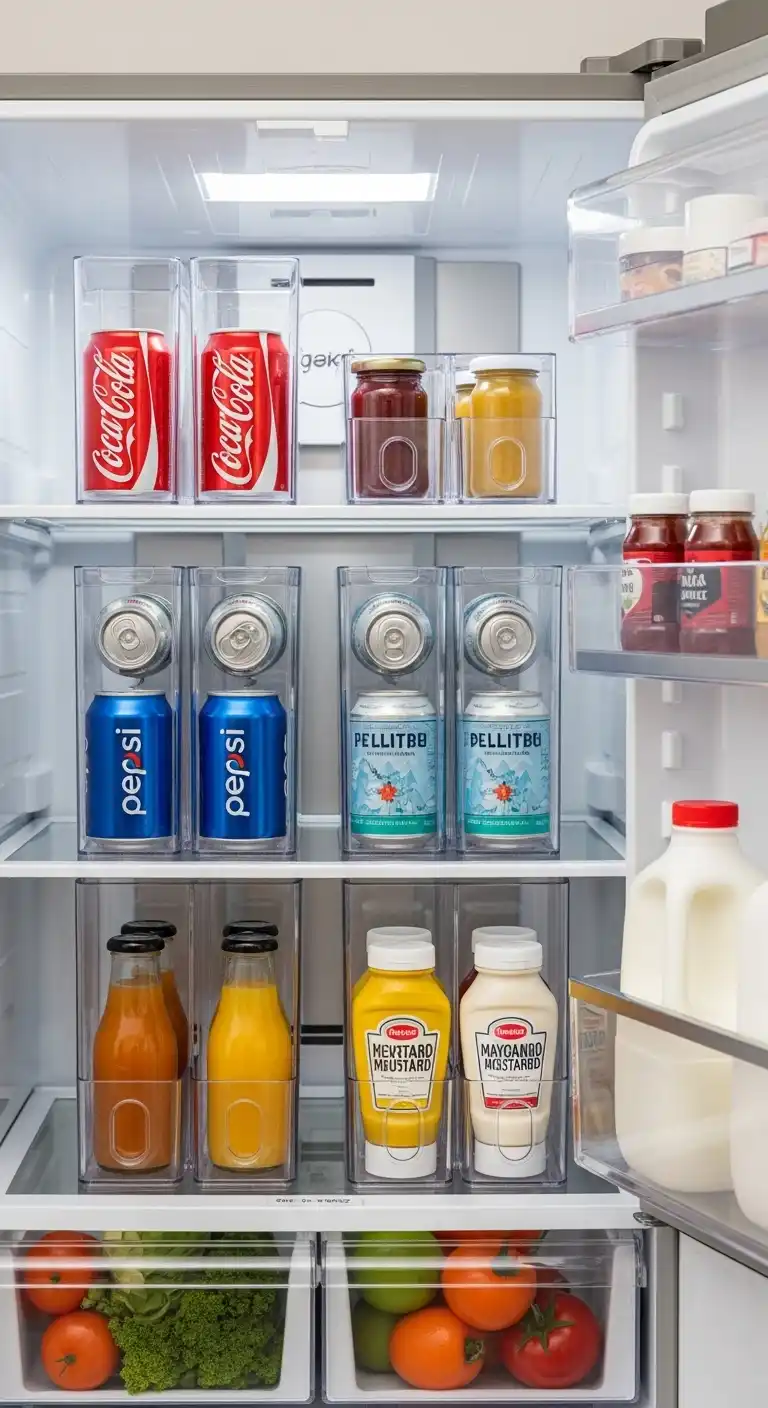 3. Store Drinks in Can Dispensers