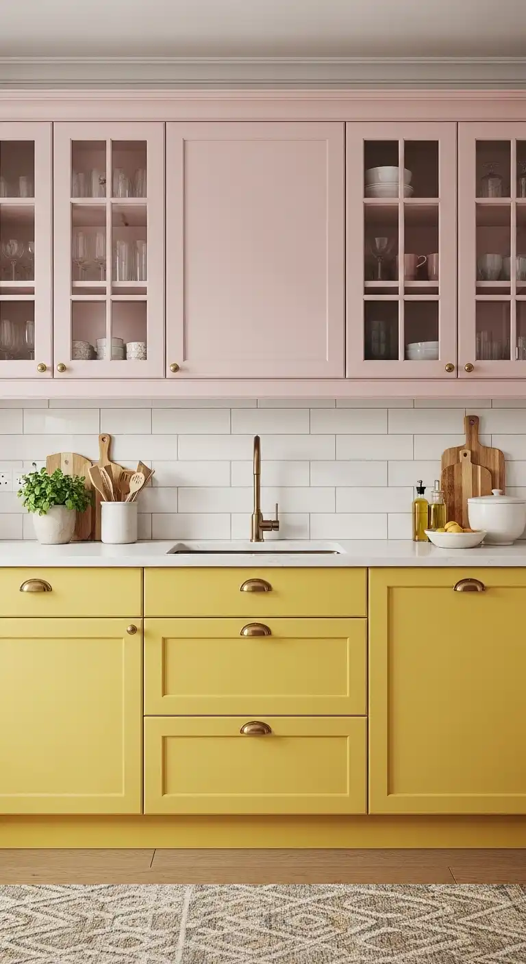 3. The Two-Tone Cabinetry Trend