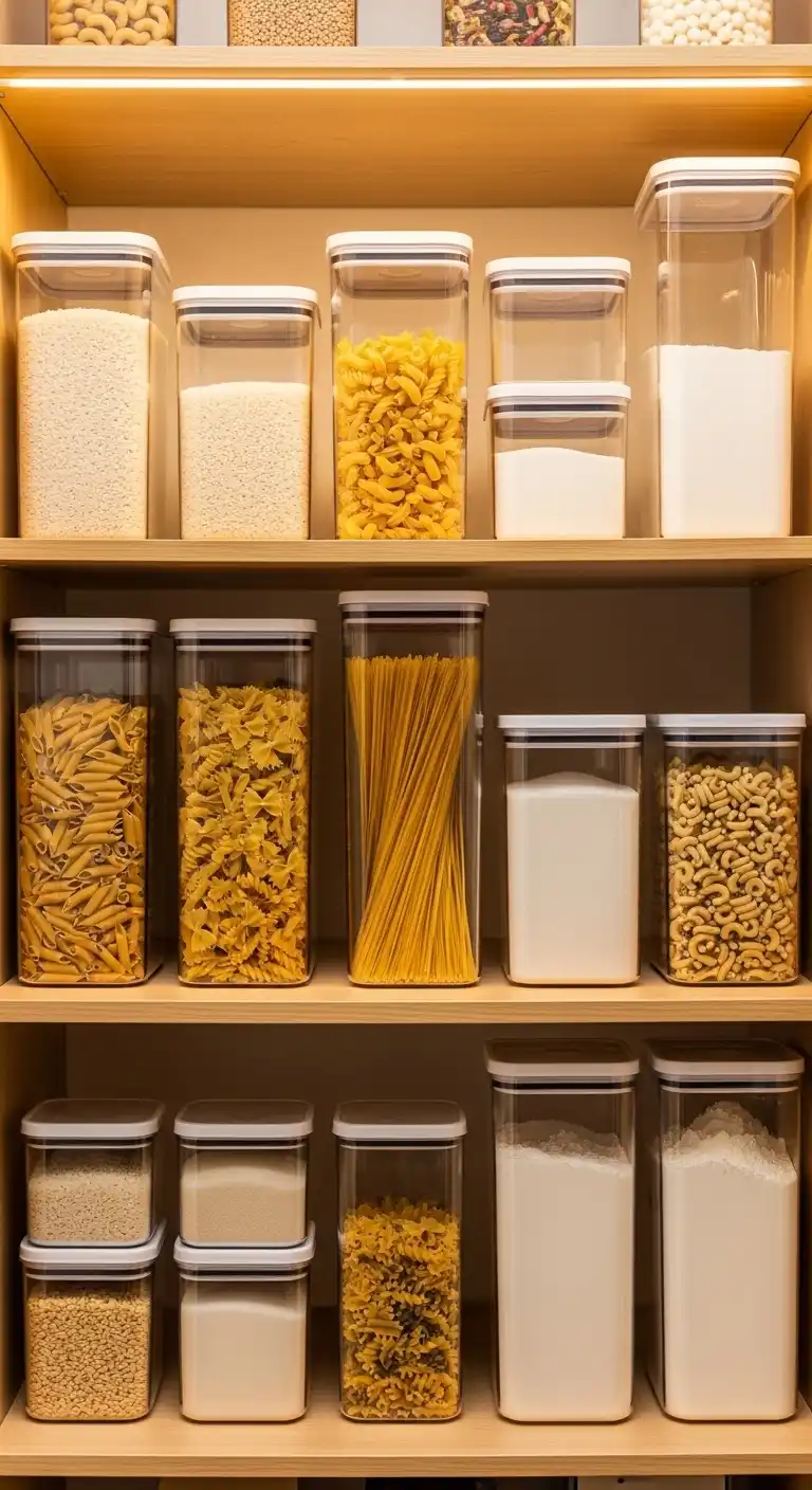 3. Use Clear Storage Containers