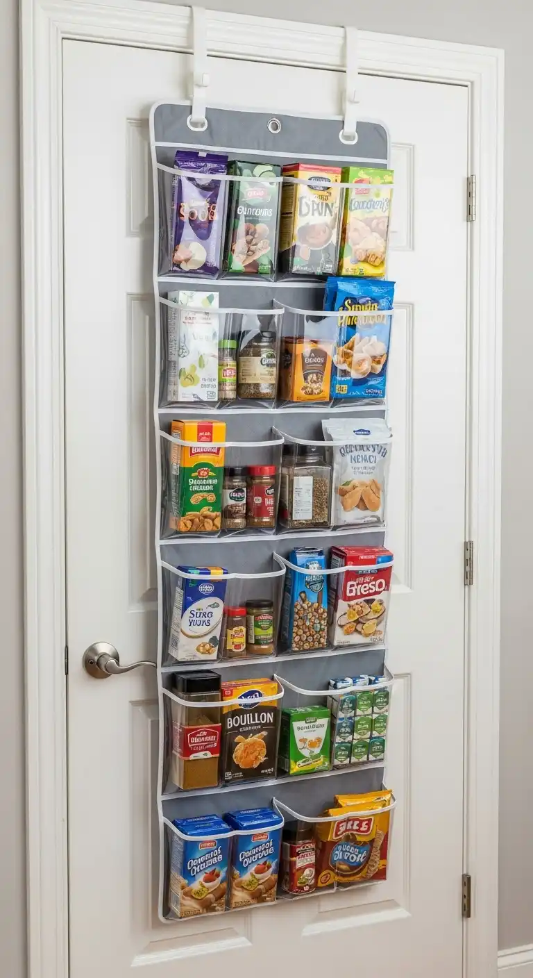 4. A Shoe Organizer on the Door