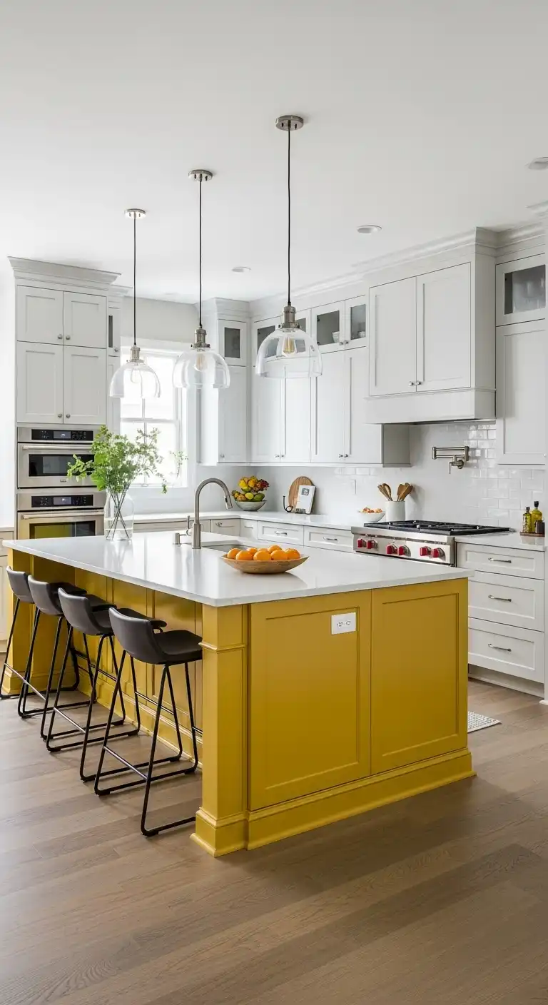 4. Dynamic Kitchen Islands