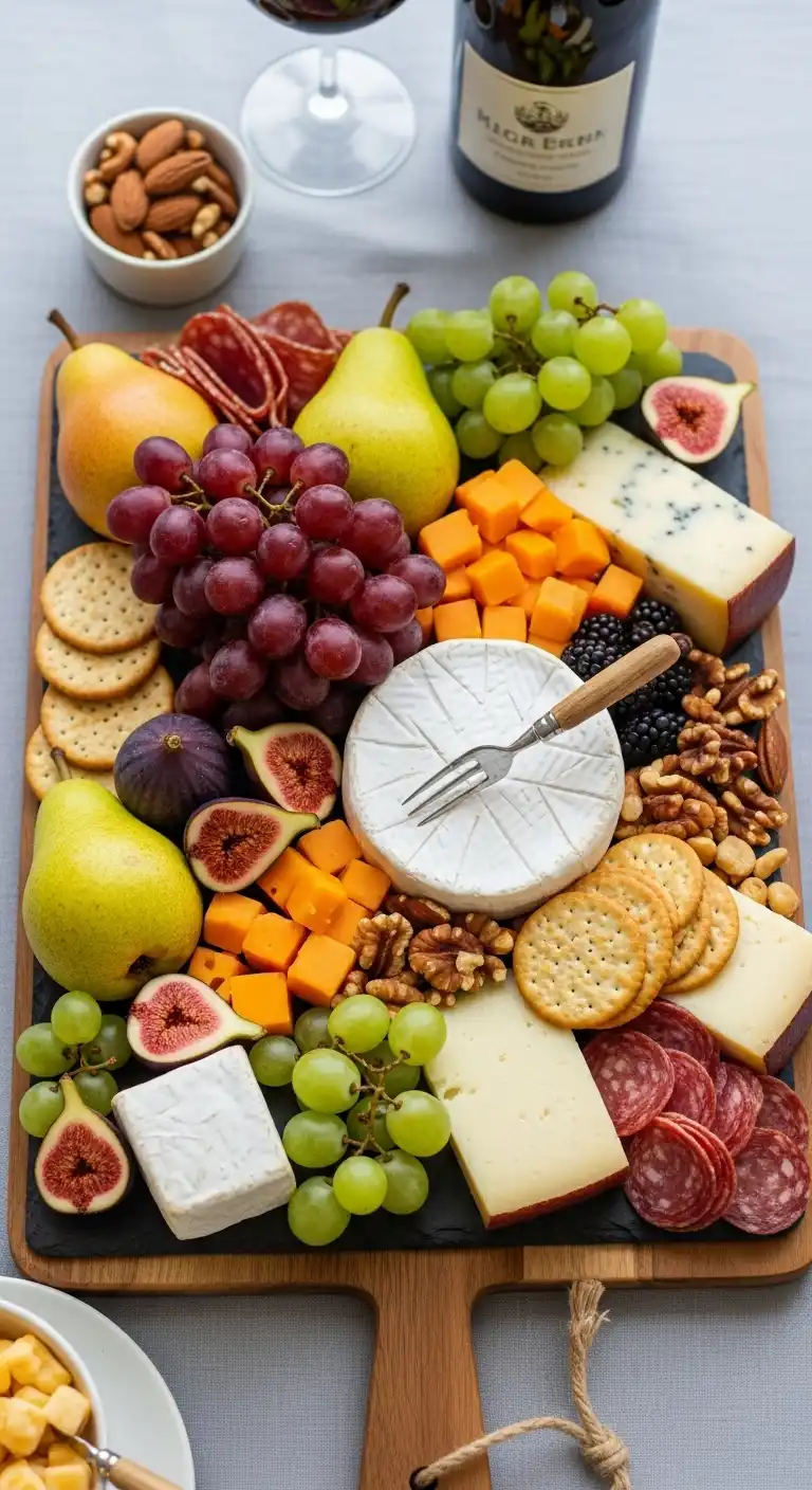 4. Fruit and Cheese Charcuterie Board