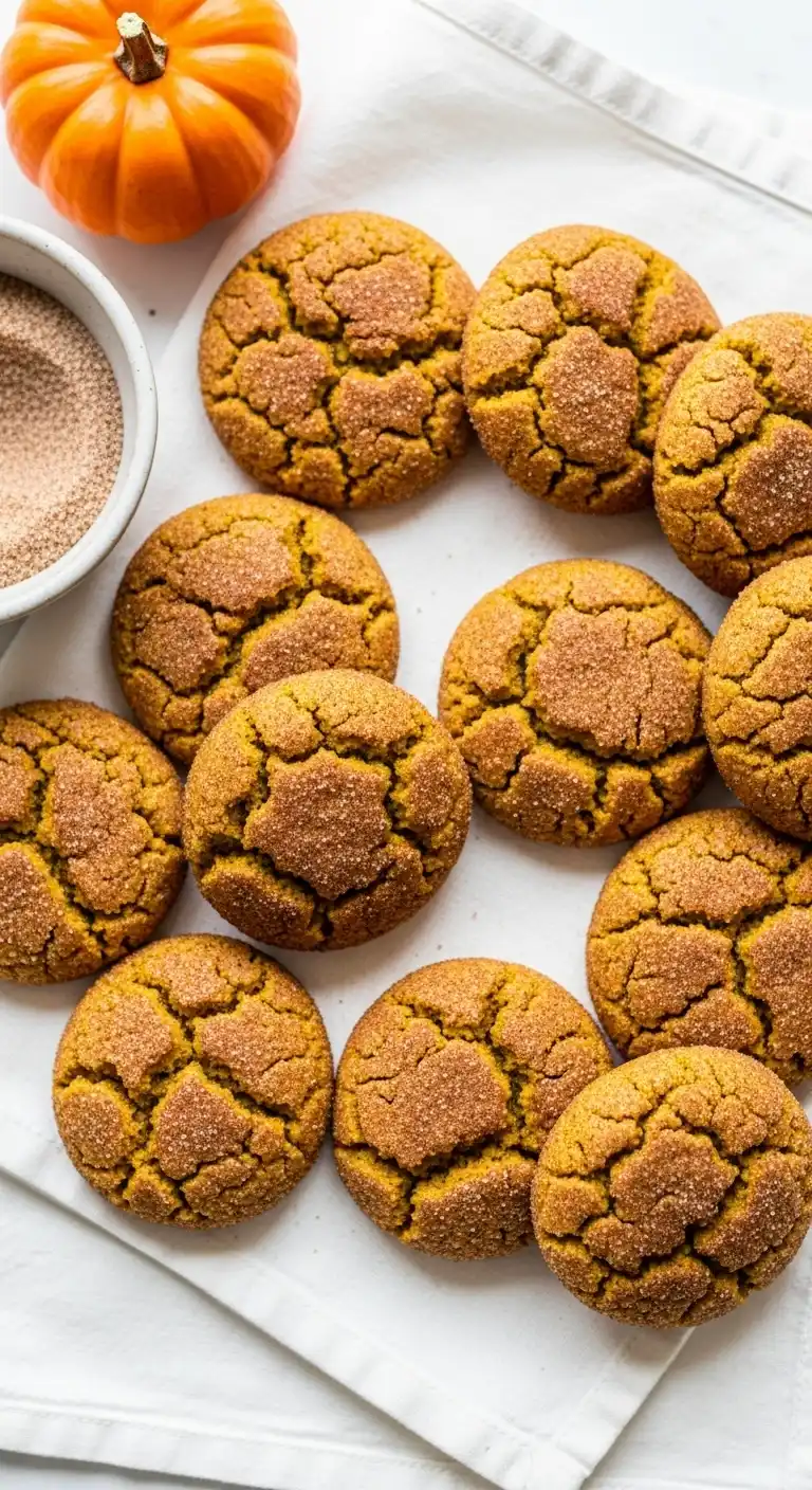 4. The Elegant One Pumpkin Spice Snickerdoodles