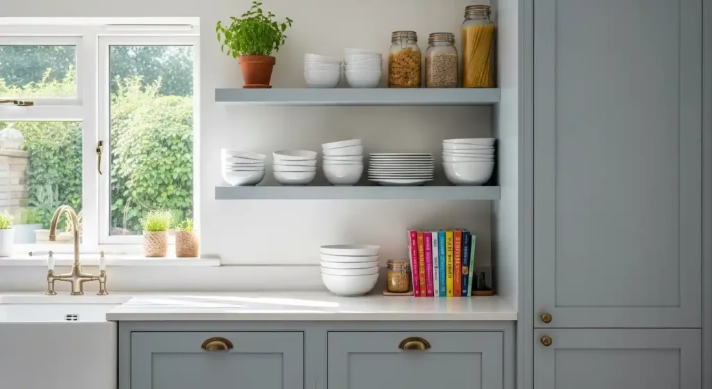 5. Consider Open Shelving