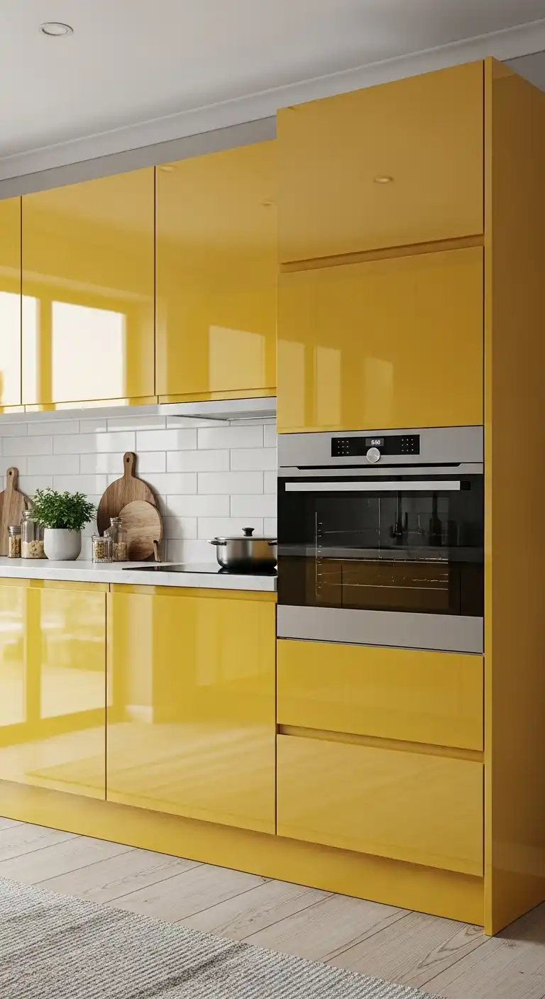 5. High-Gloss Golden Yellow