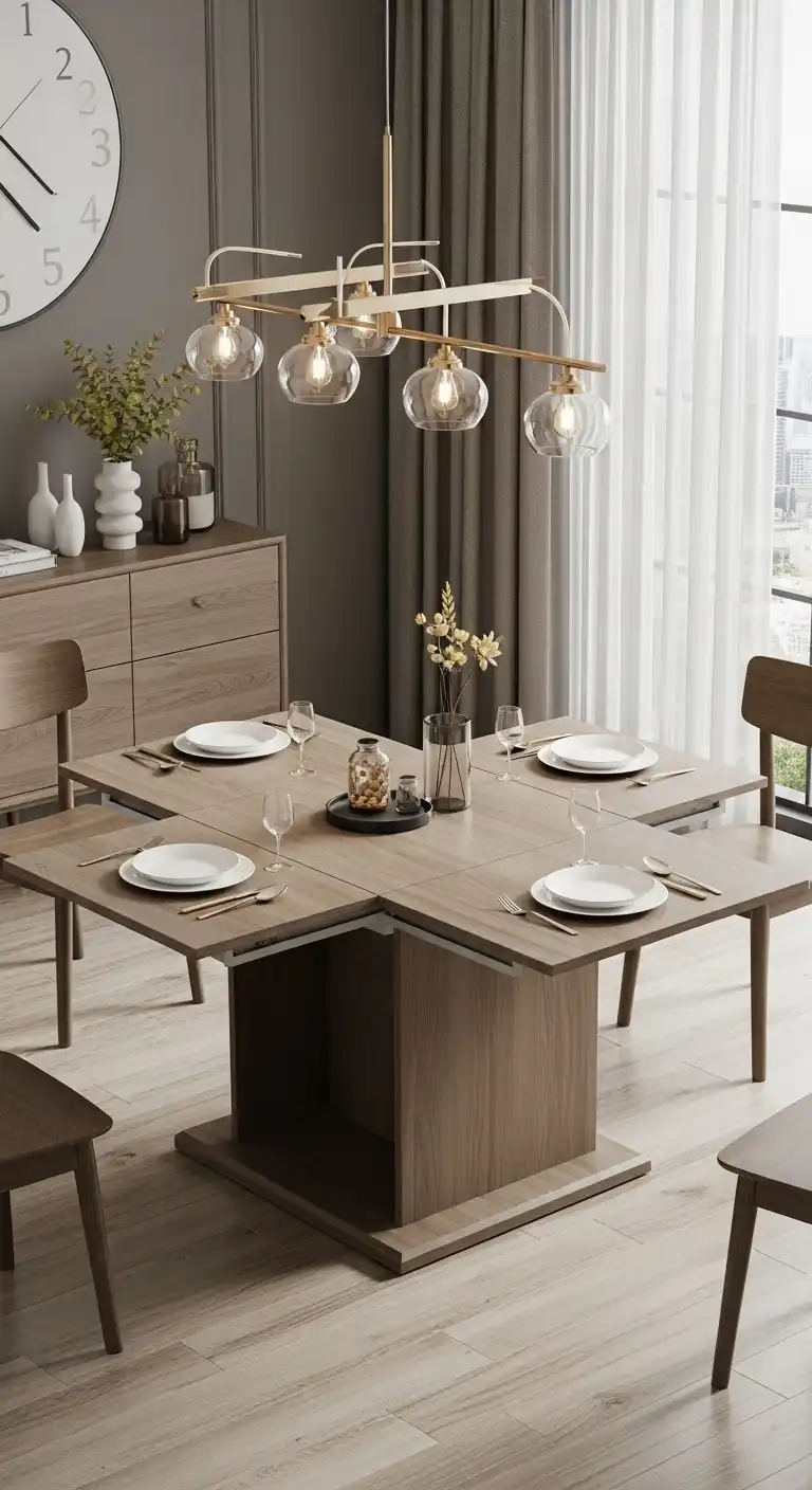 6. Extendable Dining Table