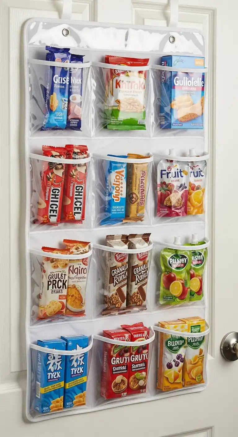 7. Clear Pockets for Snack Organization