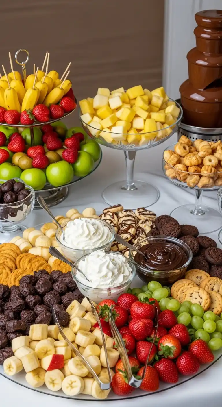 7. Dessert-Style Fruit Tray