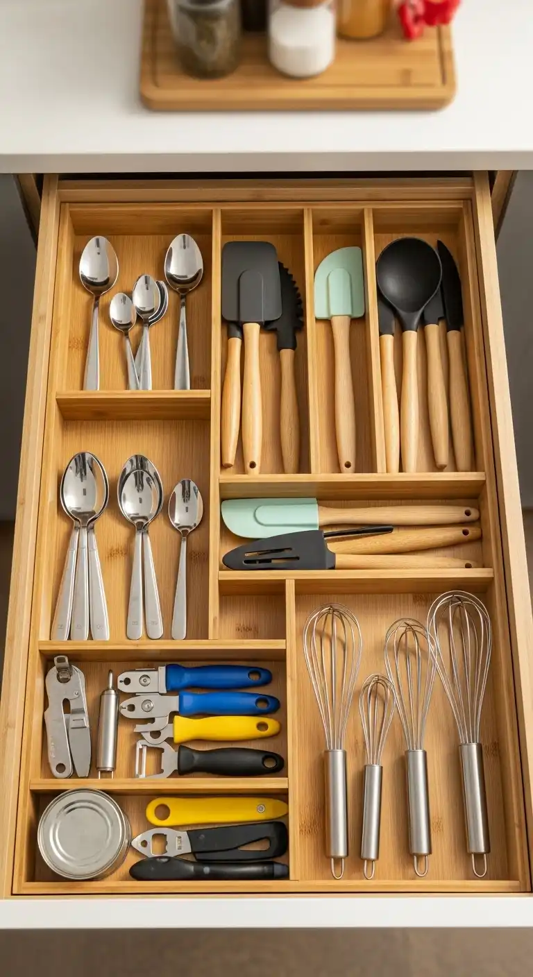 7. Drawer Dividers for Utensils