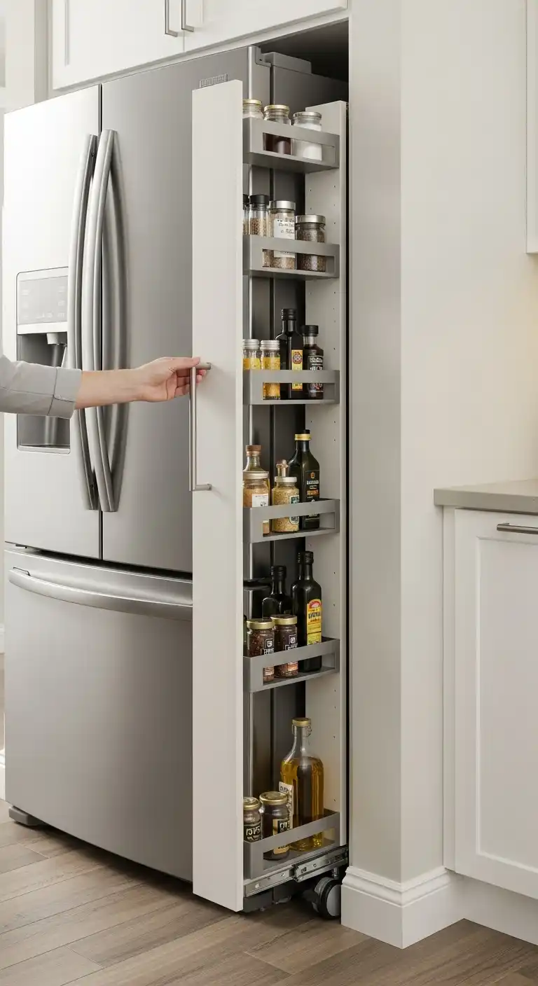 7. Install Sliding Cabinet Inserts
