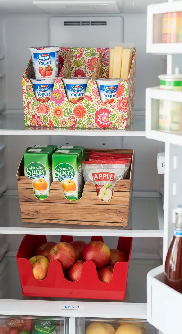 7. Repurpose Magazine Holders for Snacks