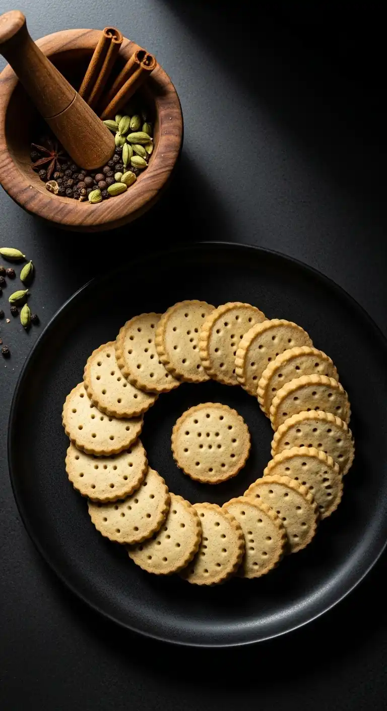 7. The Spicy Number Chai-Spiced Shortbread Cookies