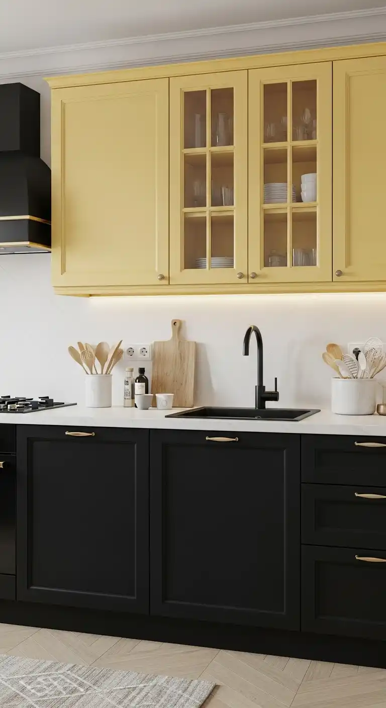 7. The Two-Tone Cabinet Approach