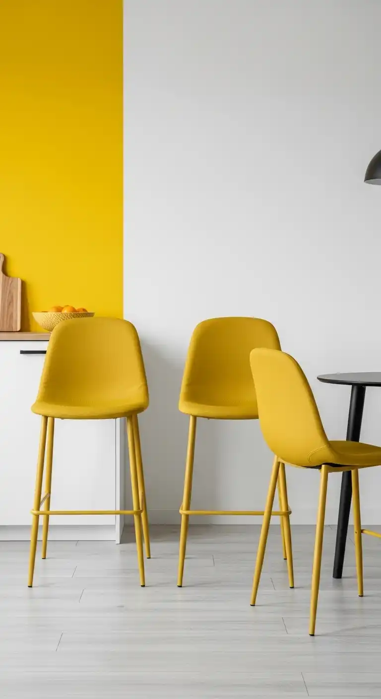 8. Accent Seating with a Punch