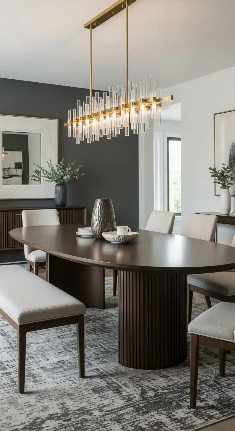 8. Oval Dining Table