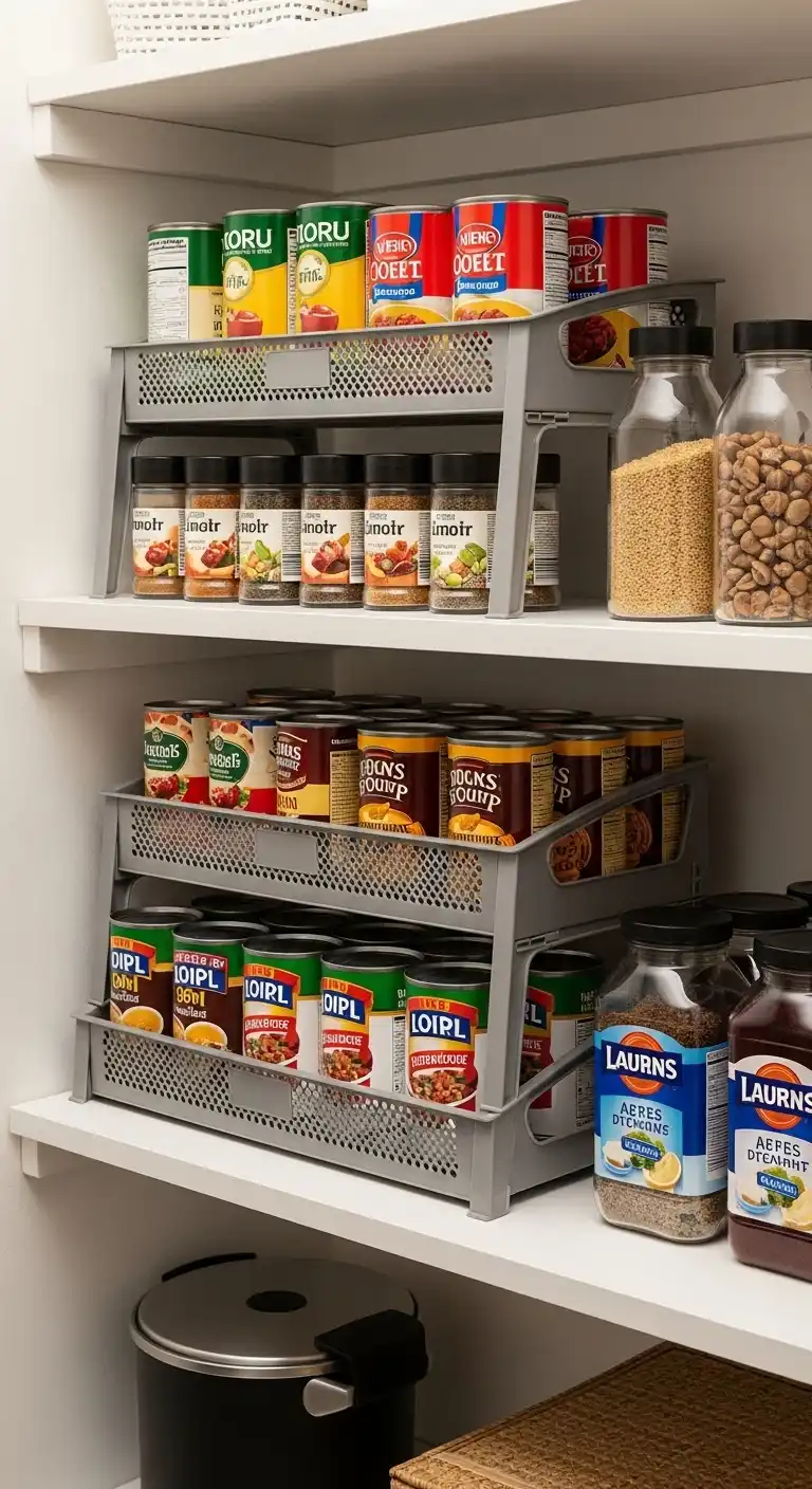 8. Tiered Shelf Risers