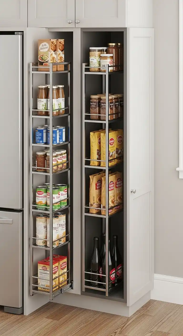 9. Slim Pantry Cabinet Inserts