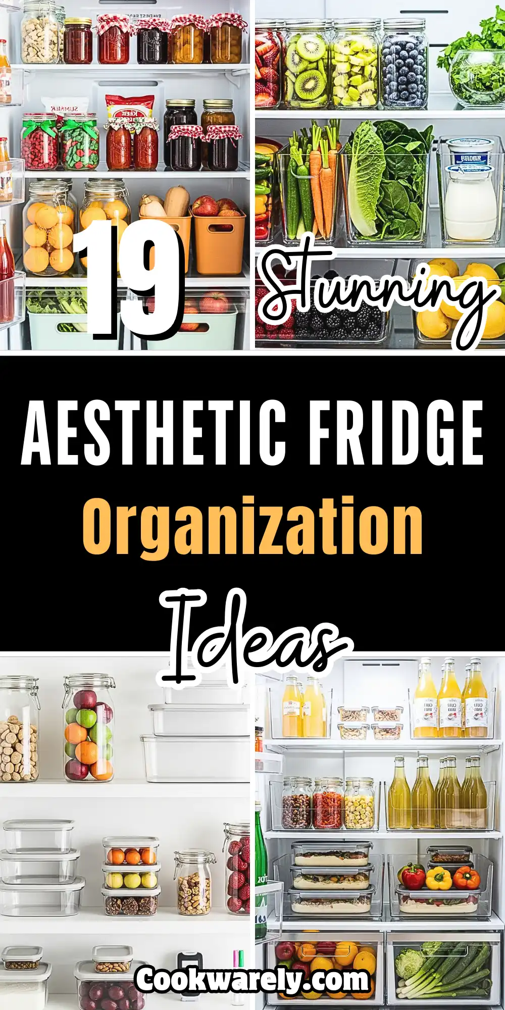 Aesthetic Fridge Organization Ideas 1