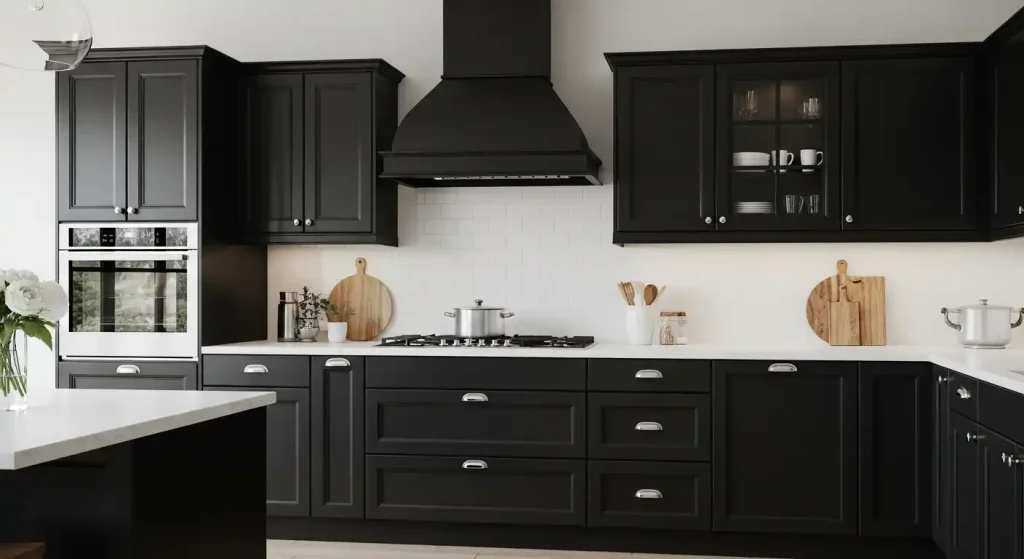 Bold and Dramatic The Rise of Black Cabinets