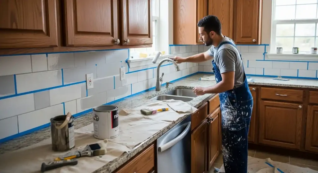 Can You Paint Kitchen Tile Backsplash