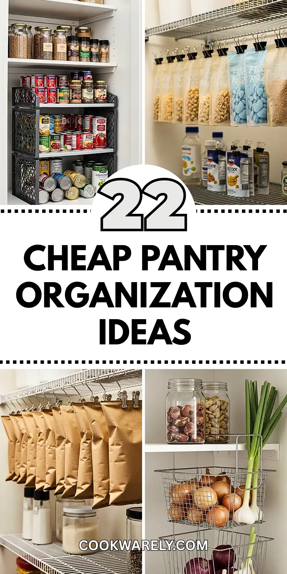 Cheap Pantry Organization