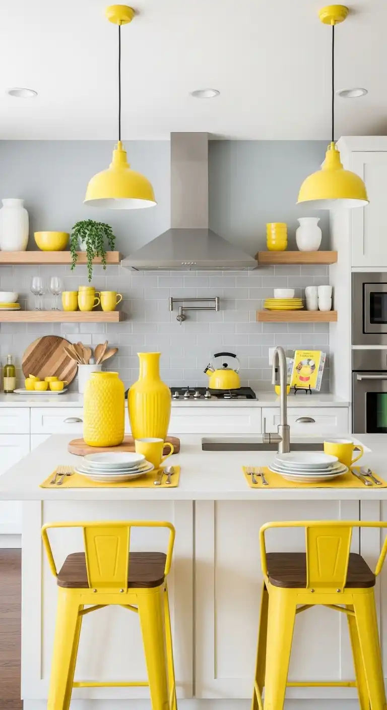 Essential Tips for Decorating Your Yellow and White Kitchen