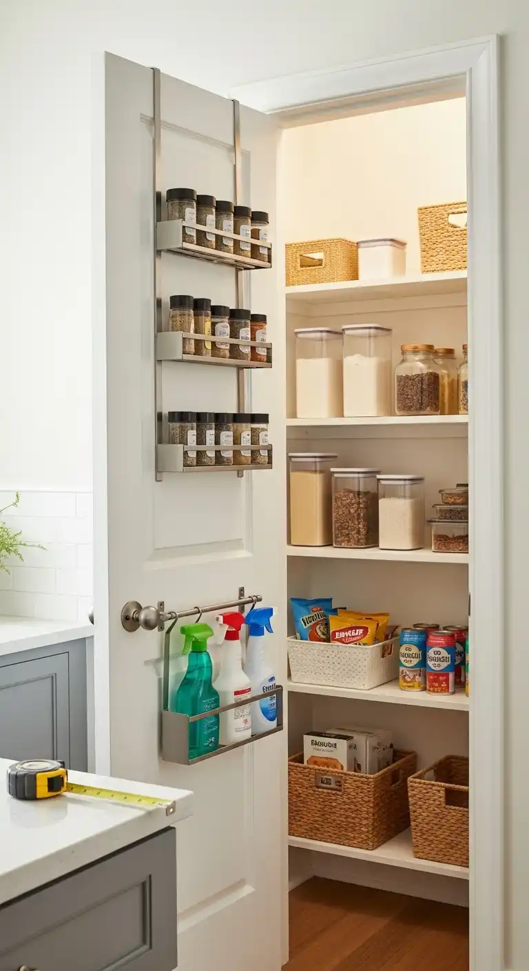 How to Get Started with Pantry Door Organization