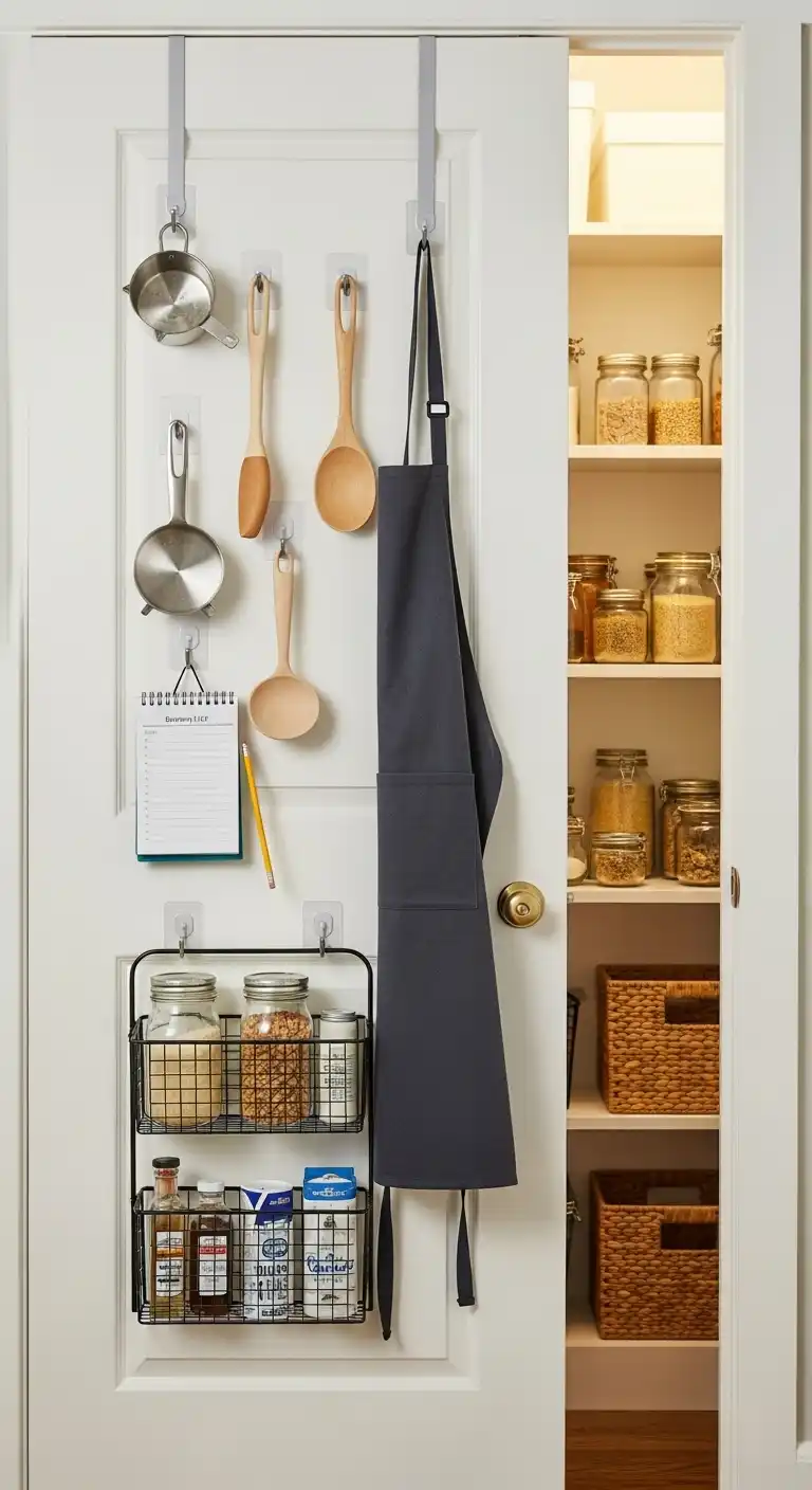 Maximize Door Space with Hooks