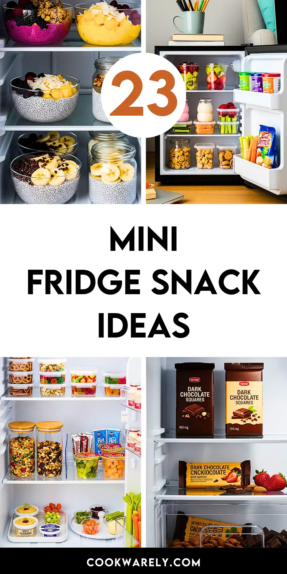 Mini Fridge Snack Ideas