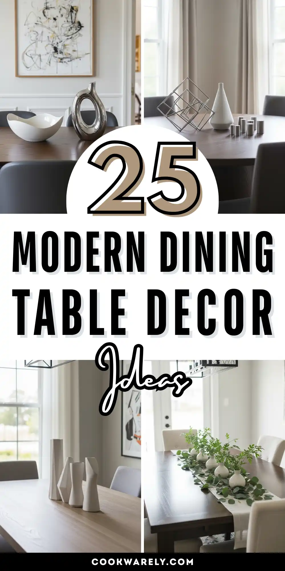 Modern Dining Table Decor