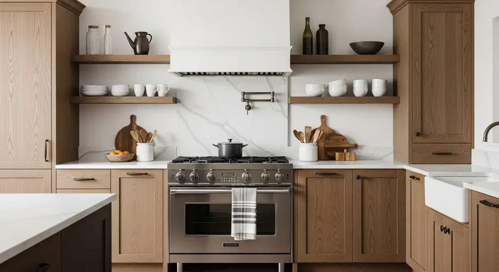 Natural Wood and Brown Hues