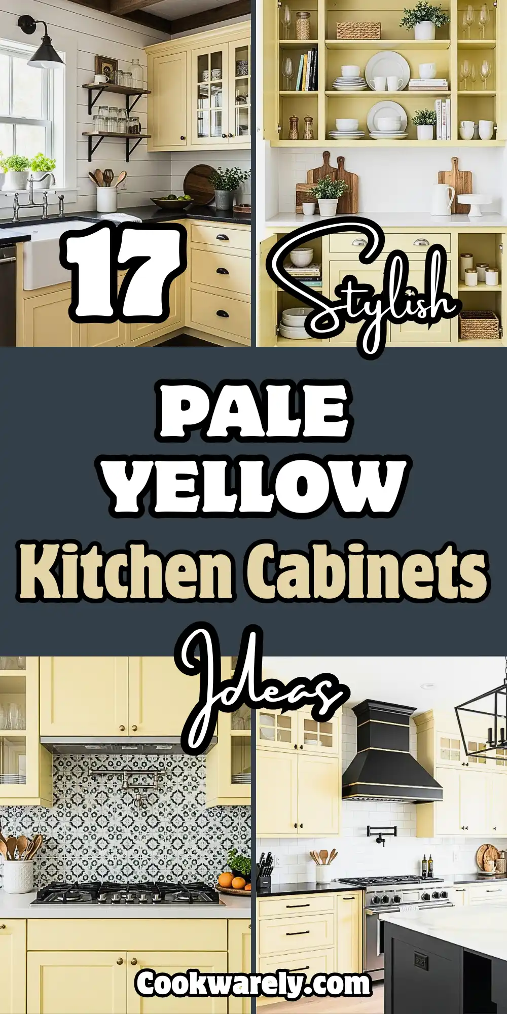 Pale Yellow Kitchen Cabinets Ideas